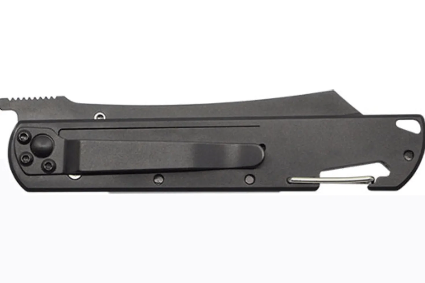 Couteau pliant LUG Higo Titanium LUSP3THRB manche en acier et G10 noir et rouge 11cm