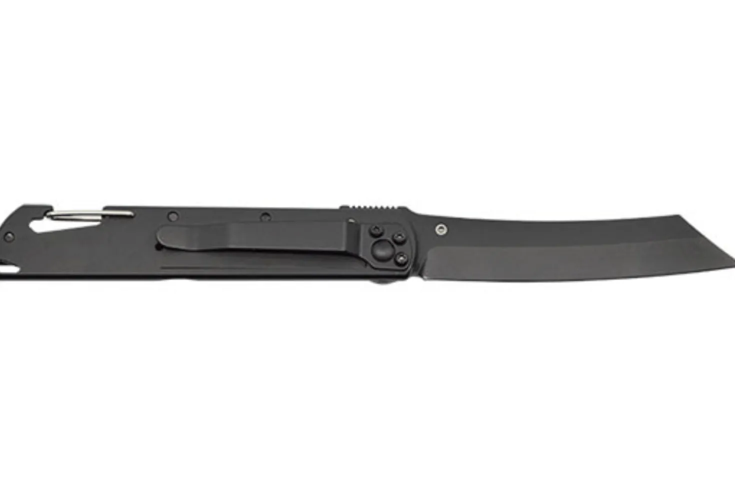 Couteau pliant LUG Higo Titanium LUSP3THRB manche en acier et G10 noir et rouge 11cm