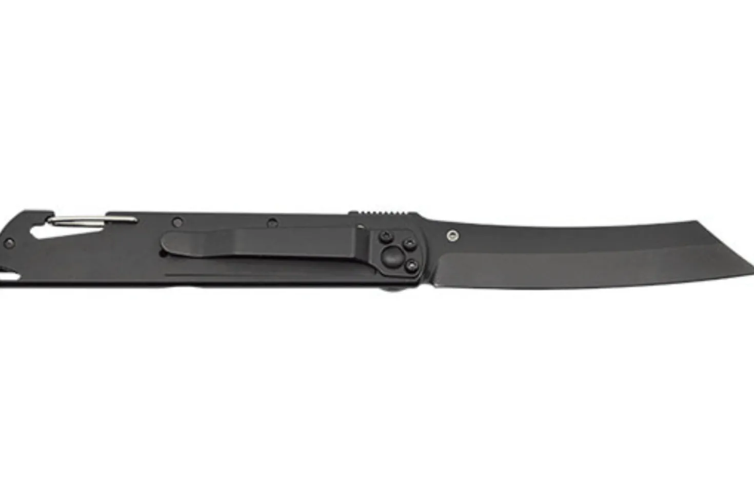 Couteau pliant LUG Higo Titanium LUSP3THBD manche en acier et G10 désert et noir 11cm