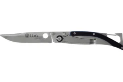 Couteau pliant Lug SP1SBB manche en G10 11cm noir et bleu avec clip