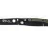 Couteau pliant Lug SP1TK noir mat kaki black titanium 11cm avec clip