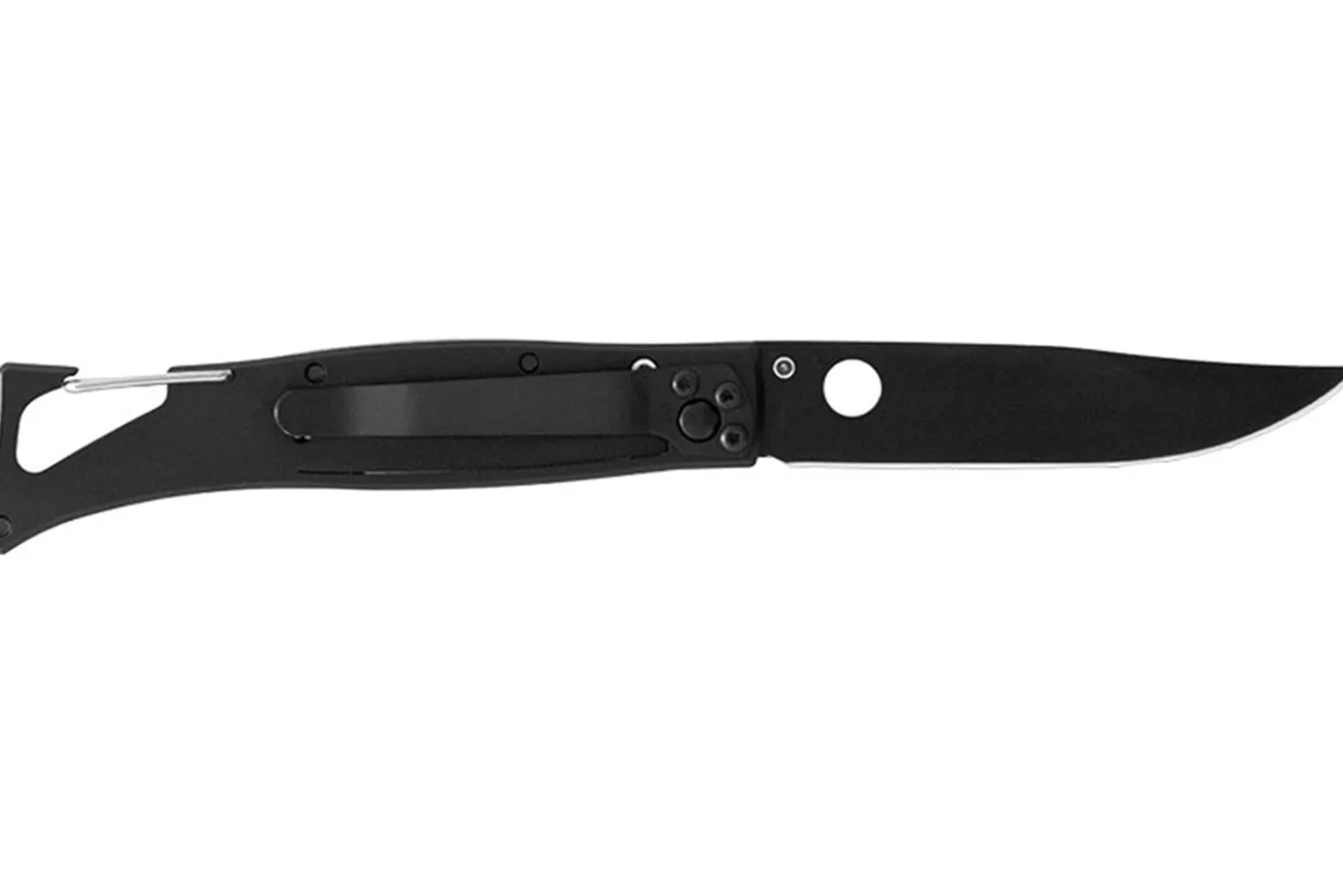 Couteau pliant Lug SP1TK noir mat kaki black titanium 11cm avec clip