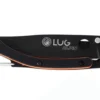 Couteau pliant Lug SP1TOB noir mat et orange black titanium 11cm avec clip