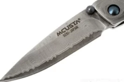 Couteau pliant MCUSTA Tsuchi MC-34D acier damas 66 couches 10cm + étui