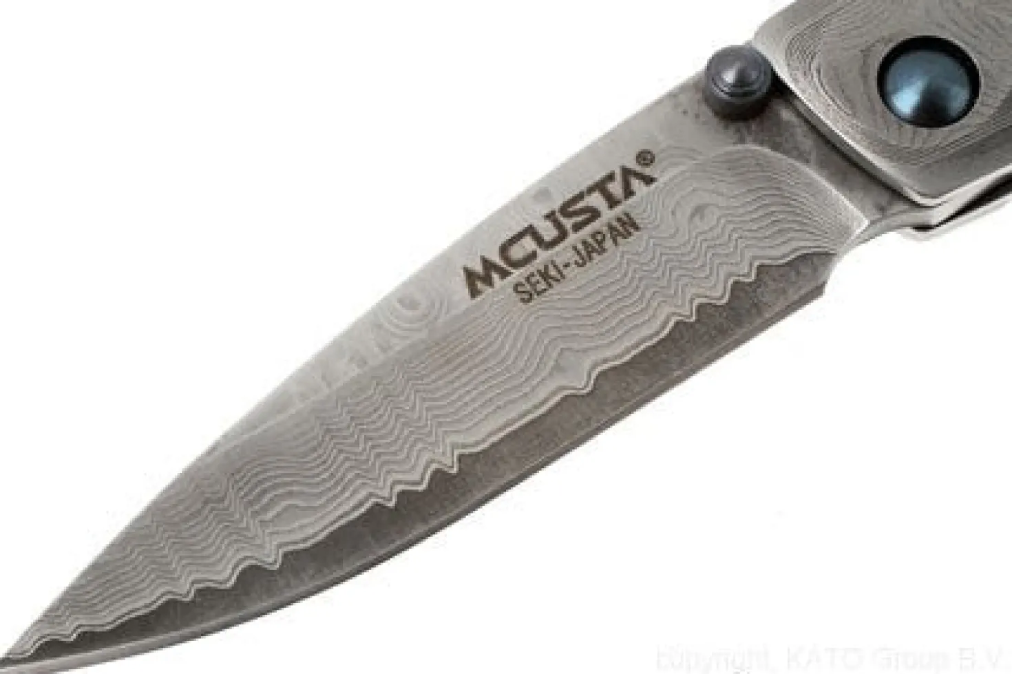 Couteau pliant MCUSTA Tsuchi MC-34D acier damas 66 couches 10cm + étui