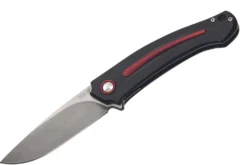 Couteau pliant MKM Arvenis By FOX Knives MK.FX01MGRE manche en G10 noir/Alu rouge 12cm+ étui