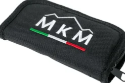 Couteau pliant MKM Arvenis By FOX Knives MK.FX01MGGY manche en G10 noir/Alu gris 12cm+ étui