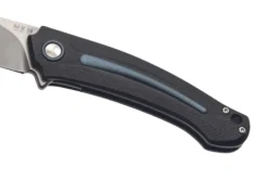 Couteau pliant MKM Arvenis By FOX Knives MK.FX01MGGY manche en G10 noir/Alu gris 12cm+ étui