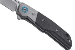 Couteau pliant MKM Clap By LionSteel MK.LS01CT manche en fibre de carbone/titanium 11cm + étui