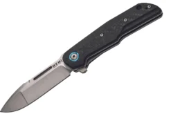 Couteau pliant MKM Clap By LionSteel MK.LS01C manche en fibre de carbone 11cm + étui