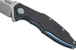 Couteau pliant MKM Raut By Viper MK.VP01GBBK manche en titanium/G10 noir 12cm + étui