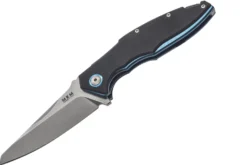 Couteau pliant MKM Raut By Viper MK.VP01GBBK manche en titanium/G10 noir 12cm + étui