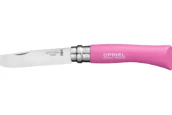 Couteau pliant Mon Premier Opinel n°07 lame 8cm manche en charme fuchsia