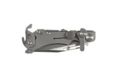 Couteau pliant multifonction Wildsteer W Pocket WPO01 lame tanto manche acier 11,7cm avec brise-vitre et coupe-sangle