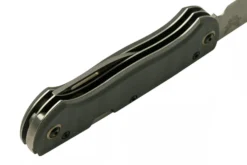 Couteau pliant multifonction Benchmade Weekender 317 double lame manche micarta/aluminium gris 9cm avec décapsuleur