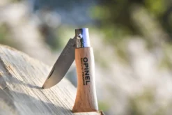 Couteau pliant Opinel Tradition Inox n°02 lame 3,5cm manche hêtre