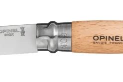 Couteau pliant Opinel Tradition Inox n°09 lame 9cm manche hêtre