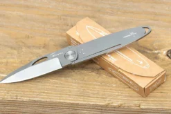 Couteau pliant Perceval Le T45 manche 10,5 cm tout inox