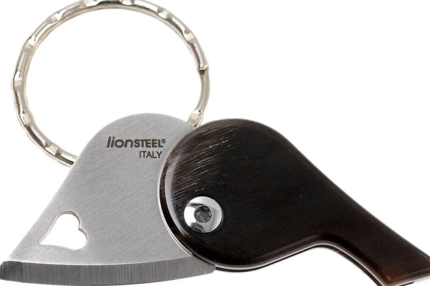 Couteau pliant porte-clés coeur LionSteel LionBeat 4.5cm