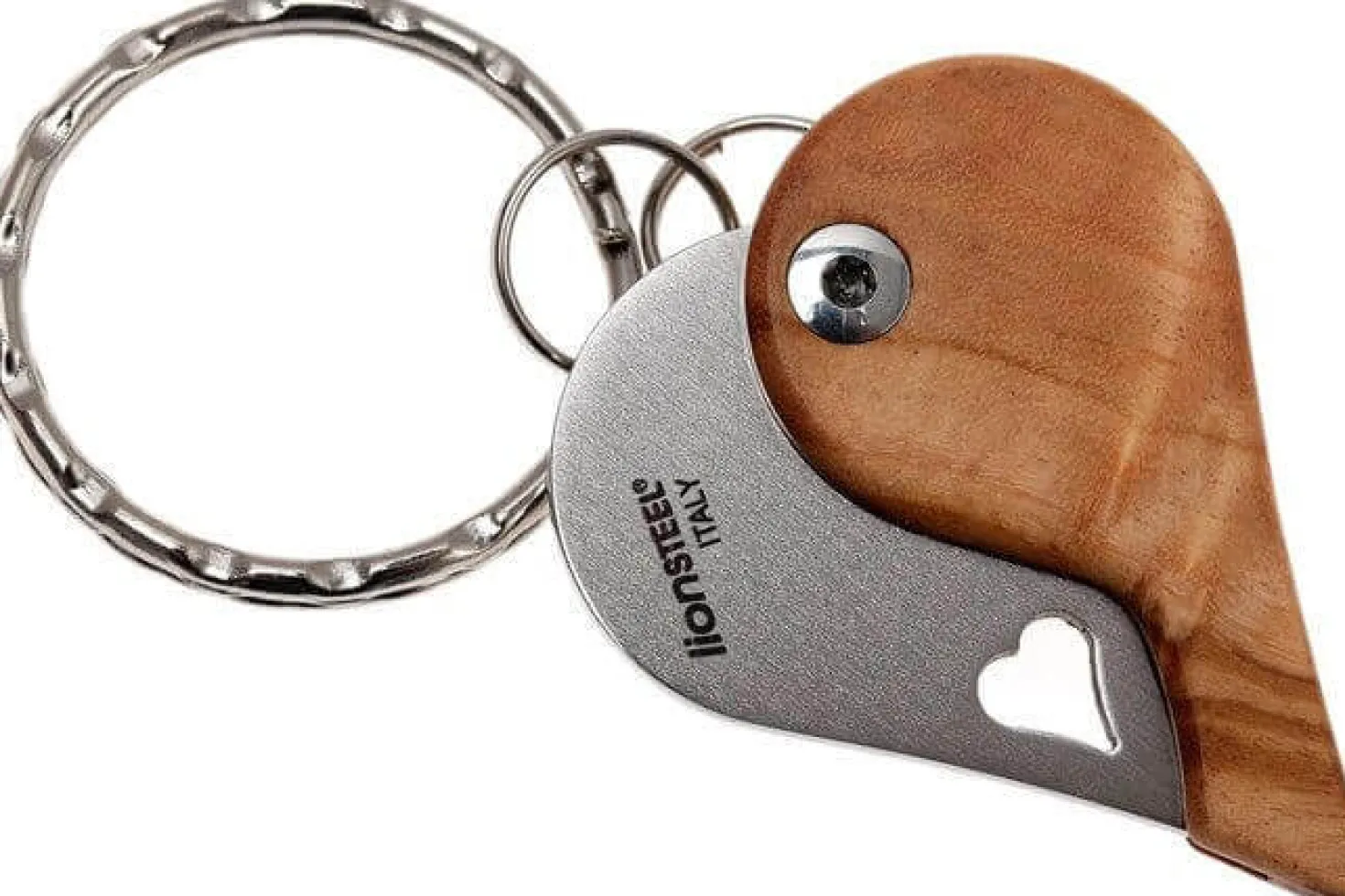 Couteau pliant porte-clés coeur LionSteel LionBeat 4.5cm