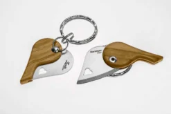 Couteau pliant porte-clés coeur LionSteel LionBeat 4.5cm