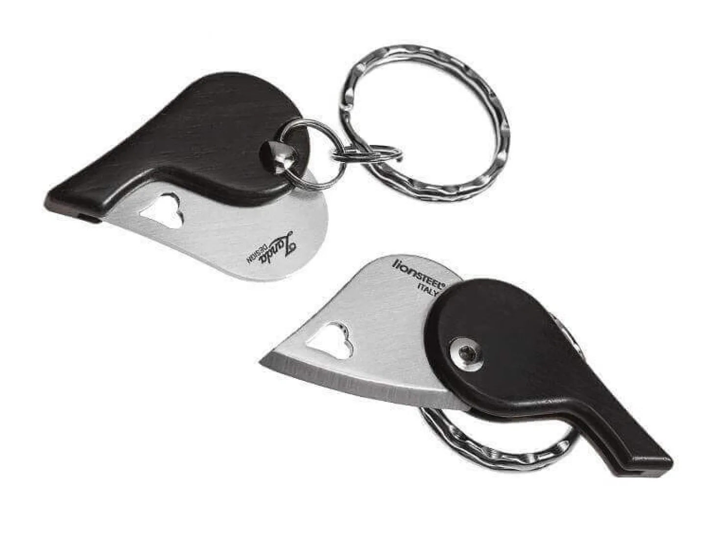 Couteau pliant porte-clés coeur LionSteel LionBeat 4.5cm