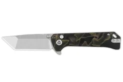 Couteau pliant QSP Grebe T 148F1 manche en raffir noir/marron 10,8cm