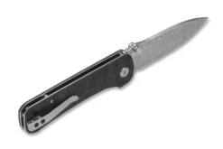 Couteau pliant QSP Hawk 131A manche en fibre de carbone gris 10,5cm