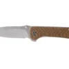 Couteau pliant QSP Hawk 131G manche en micarta marron 10,5cm