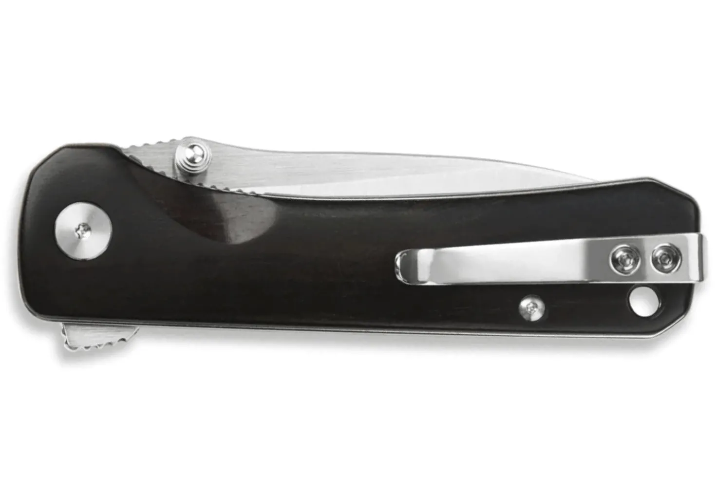 Couteau pliant QSP Hawk 131P1 manche en bois d'ébène 10,5cm