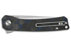 Couteau pliant QSP Osprey Shredded 139G1 manche G10 gris et bleu 10,8cm