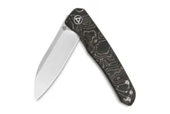 Couteau pliant QSP Otter 140B1 manche en carbone/cuivre noir et bronze 9,6cm
