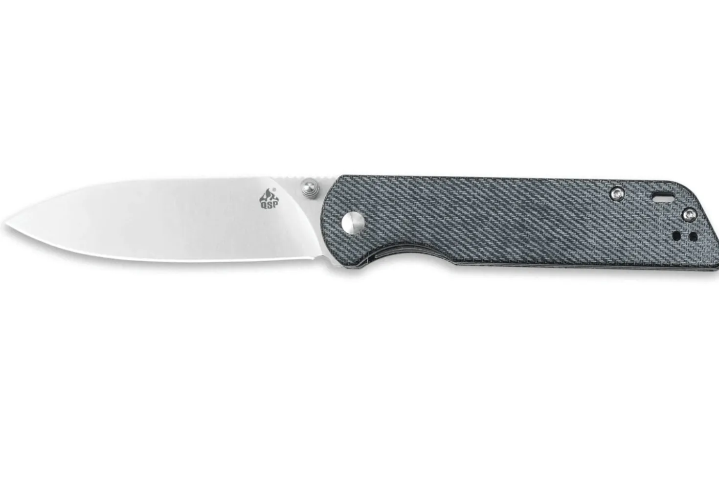 Couteau pliant QSP Parrot 102F manche en micarta denim 10,2cm