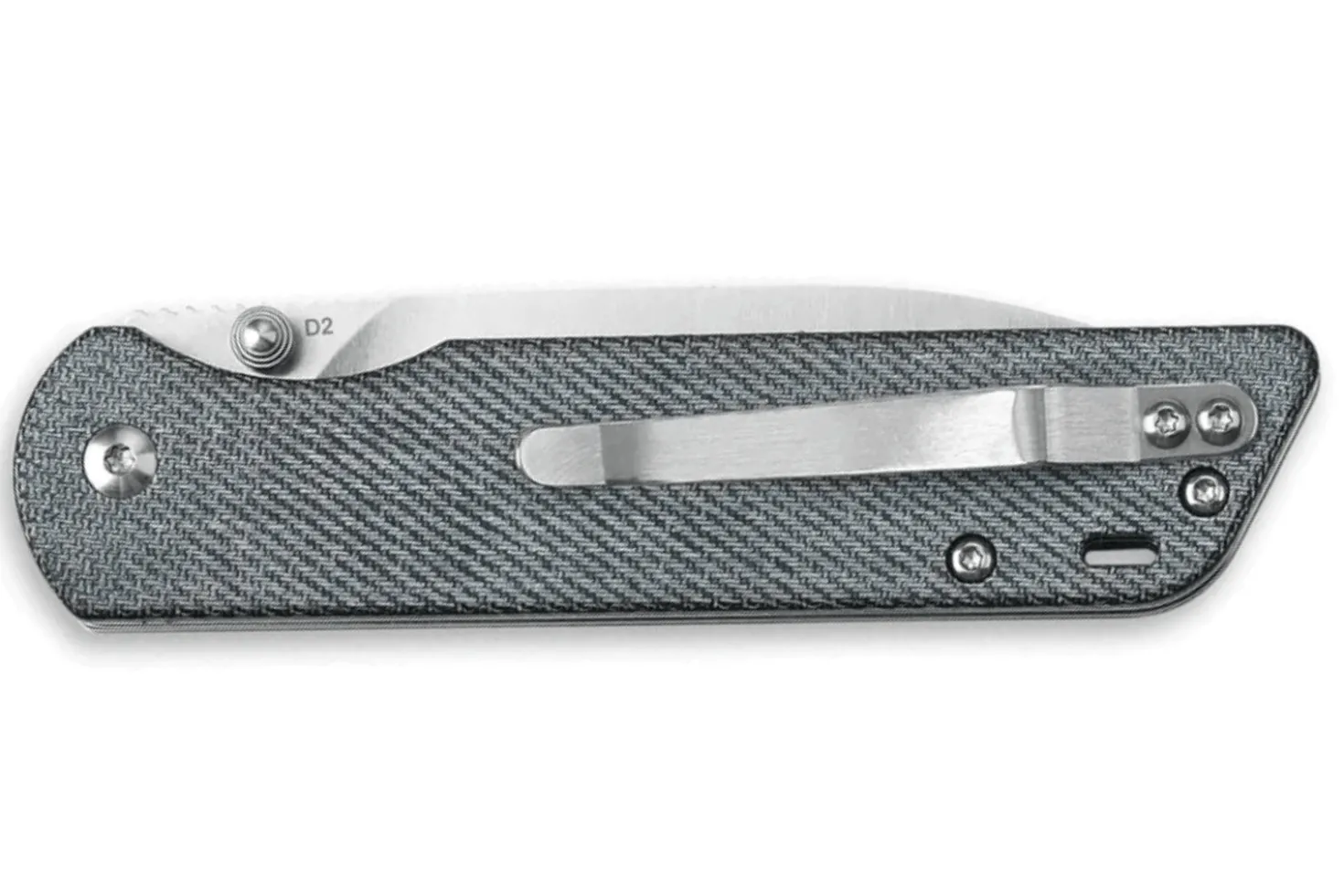 Couteau pliant QSP Parrot 102F manche en micarta denim 10,2cm