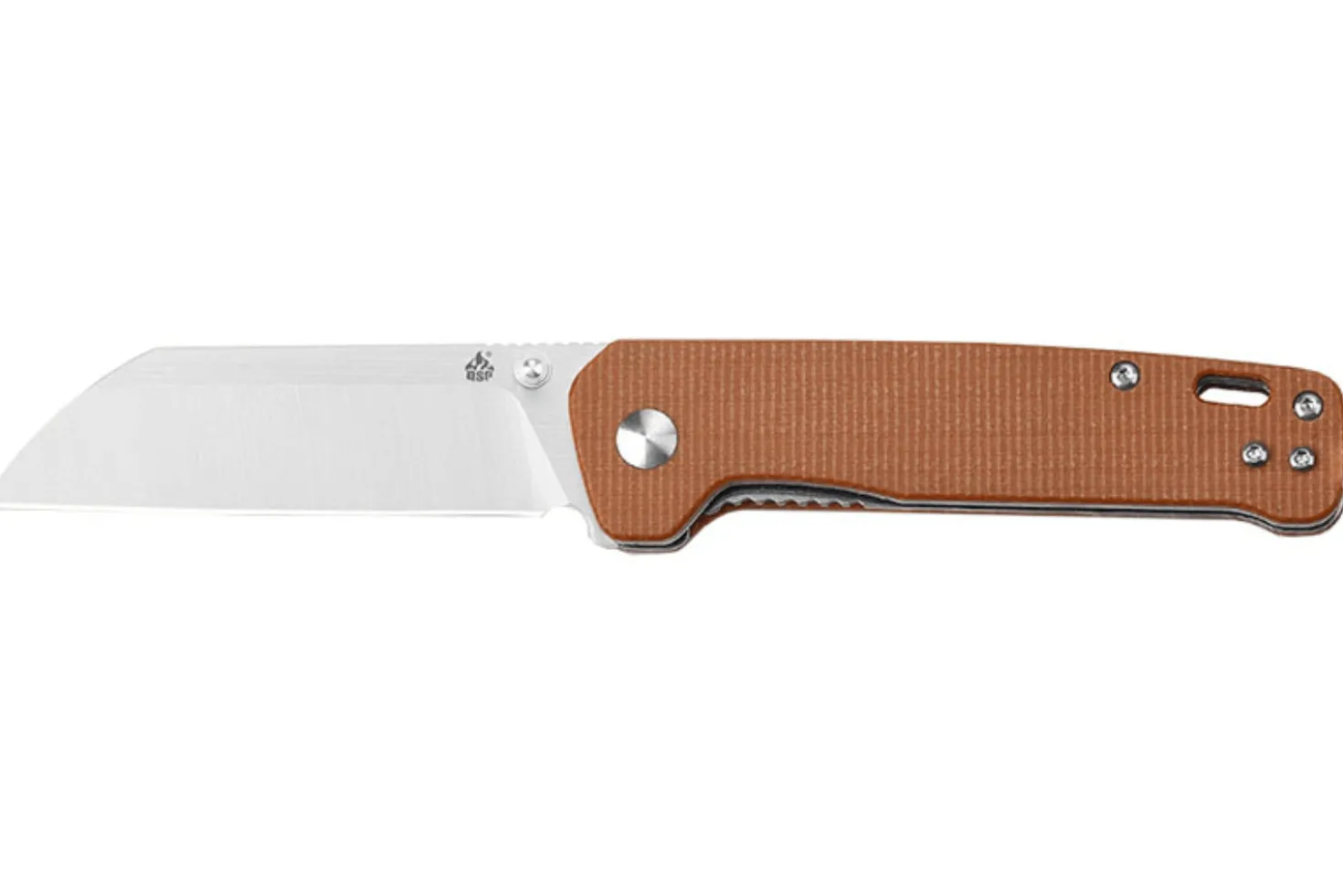 Couteau pliant QSP Penguin 130J manche en micarta tan 10,2cm