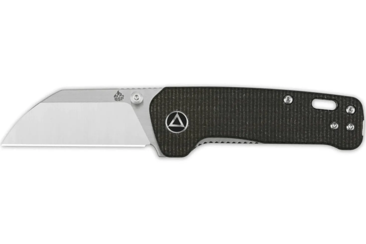 Couteau pliant QSP Penguin mini 130XSA manche en micarta noir 8,2cm