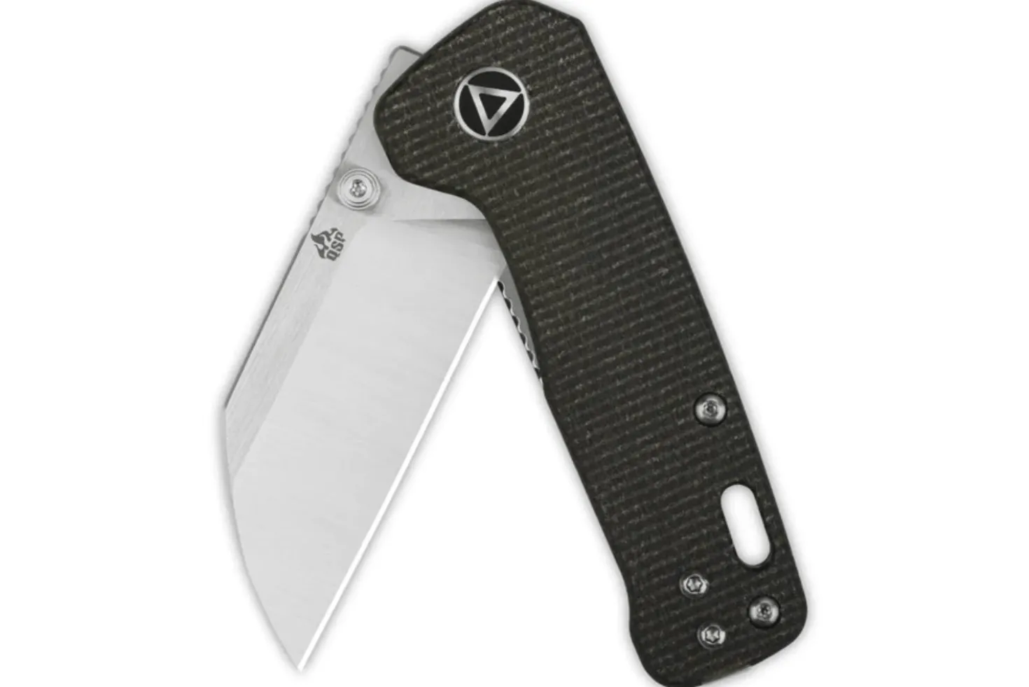 Couteau pliant QSP Penguin mini 130XSA manche en micarta noir 8,2cm