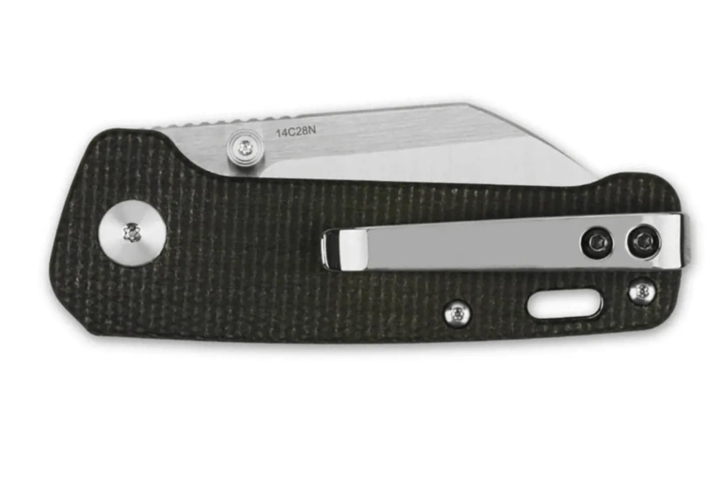 Couteau pliant QSP Penguin mini 130XSA manche en micarta noir 8,2cm