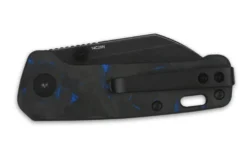 Couteau pliant QSP Penguin mini 130XSD2 manche en carbone et G10 8,2cm
