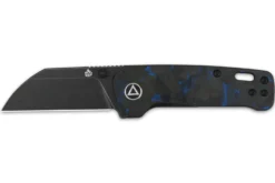 Couteau pliant QSP Penguin mini 130XSD2 manche en carbone et G10 8,2cm