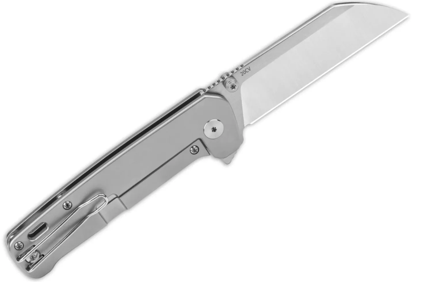 Couteau pliant QSP Penguin Plus 130XLA manche en titane gris 11,4cm