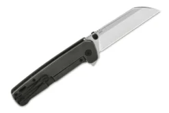 Couteau pliant QSP Penguin Plus 130XLE1 manche en carbone/titane noir et bronze 11,4cm
