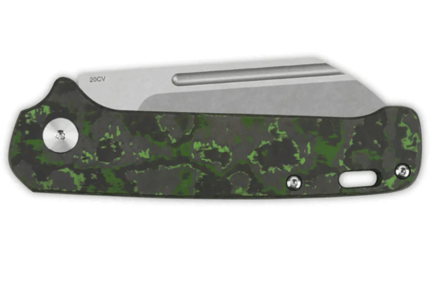 Couteau pliant QSP Penguin 130SJE1 manche en carbone motif camouflage 10,3cm