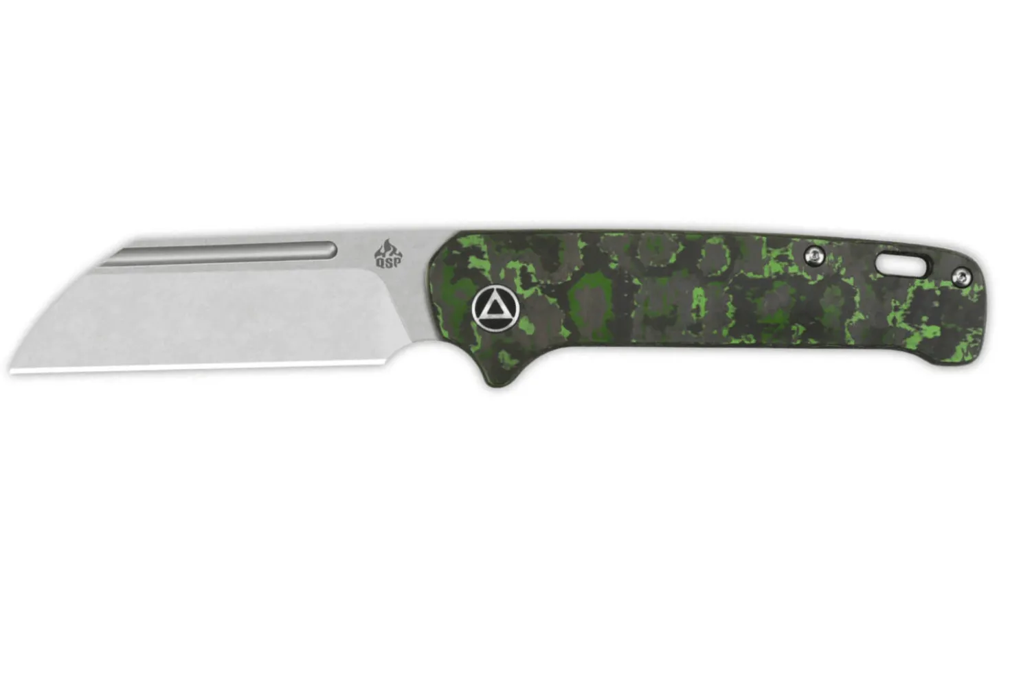 Couteau pliant QSP Penguin 130SJE1 manche en carbone motif camouflage 10,3cm
