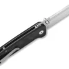 Couteau pliant QSP Penguin 130T manche en micarta noir motif charbon de bois 10,2cm