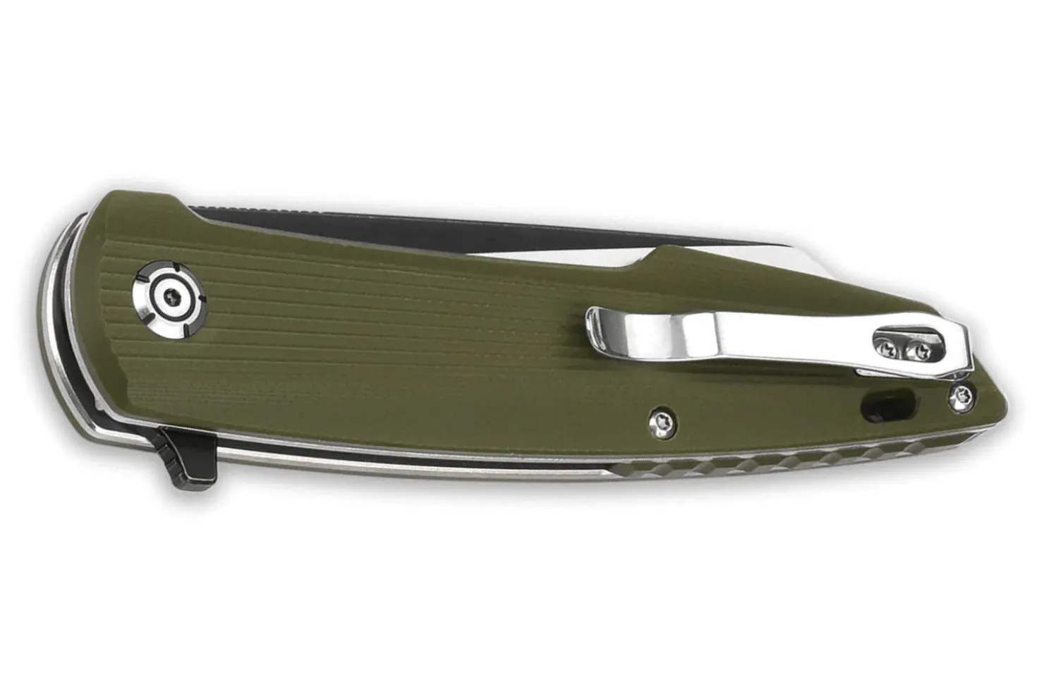 Couteau pliant QSP Phoenix 108B manche en G10 vert 12,4cm
