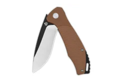 Couteau pliant QSP Raven 122A manche en G10 marron 11,4cm