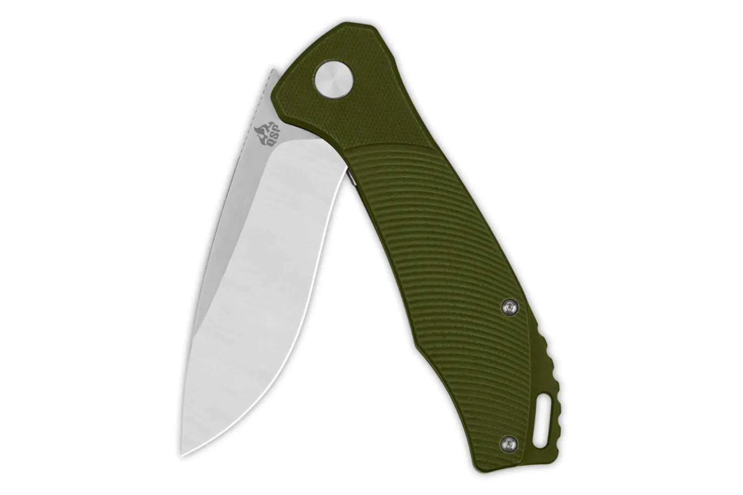 Couteau pliant QSP Raven 122B manche en G10 vert 11,4cm