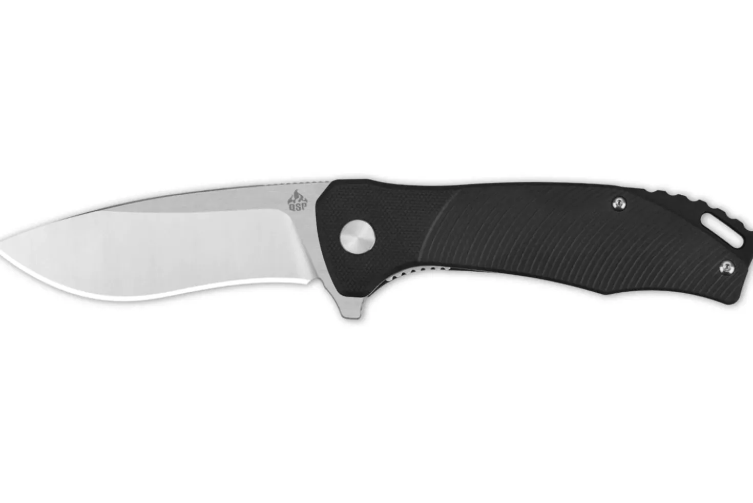 Couteau pliant QSP Raven 122C1 manche en G10 noir 11,4cm
