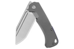 Couteau pliant QSP Rhino 143A manche en titane gris 10,8cm